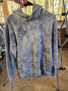 Outerknown Sur Tie-Dye Snap Hoodie - Indigo